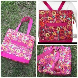Sak Roots Sakroots Raspberry In Bloom Bookbag